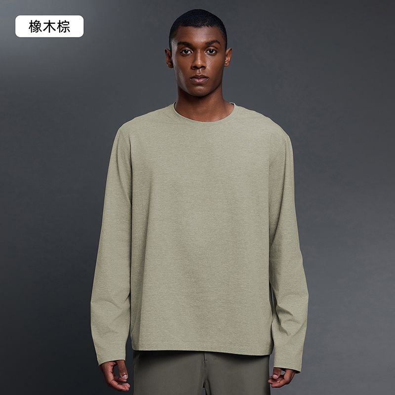  High Elasticity Men's crew neck long-sleeve top  DMJ033
