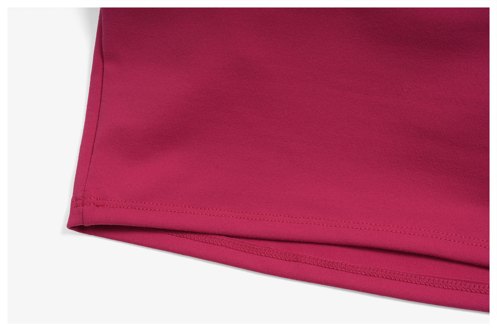 Solid Color Tight Yoga Top with Short Sleeves EDX5087