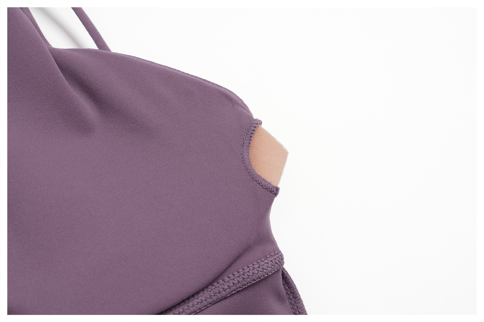 Sexy Backless V-neck Solid Color Yoga Top EBX5544