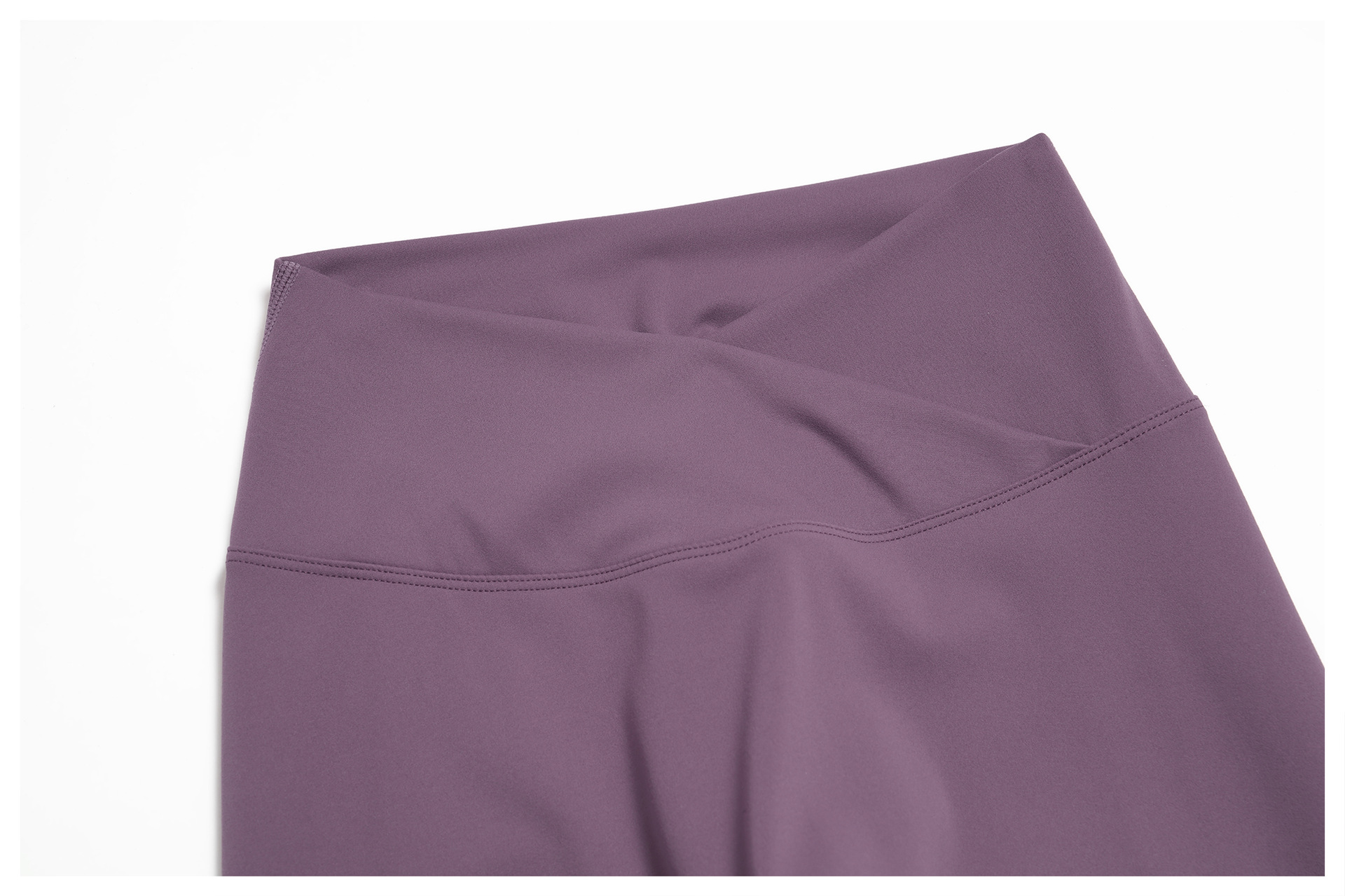 Cross-Waist Tight-Fitting Brushed Yoga Leggings ECK5544-1