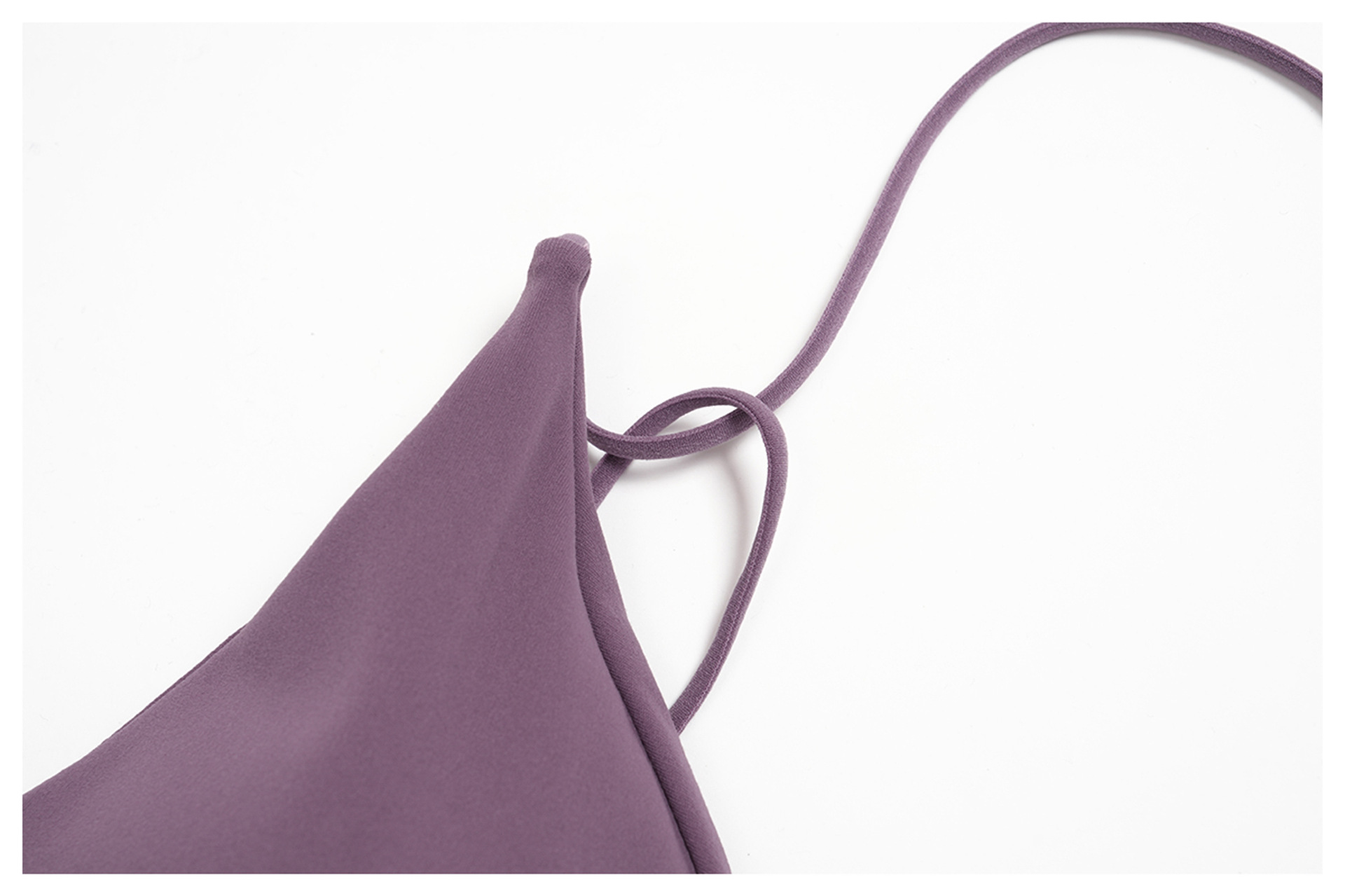 Sexy Backless V-neck Solid Color Yoga Bra EWX5544