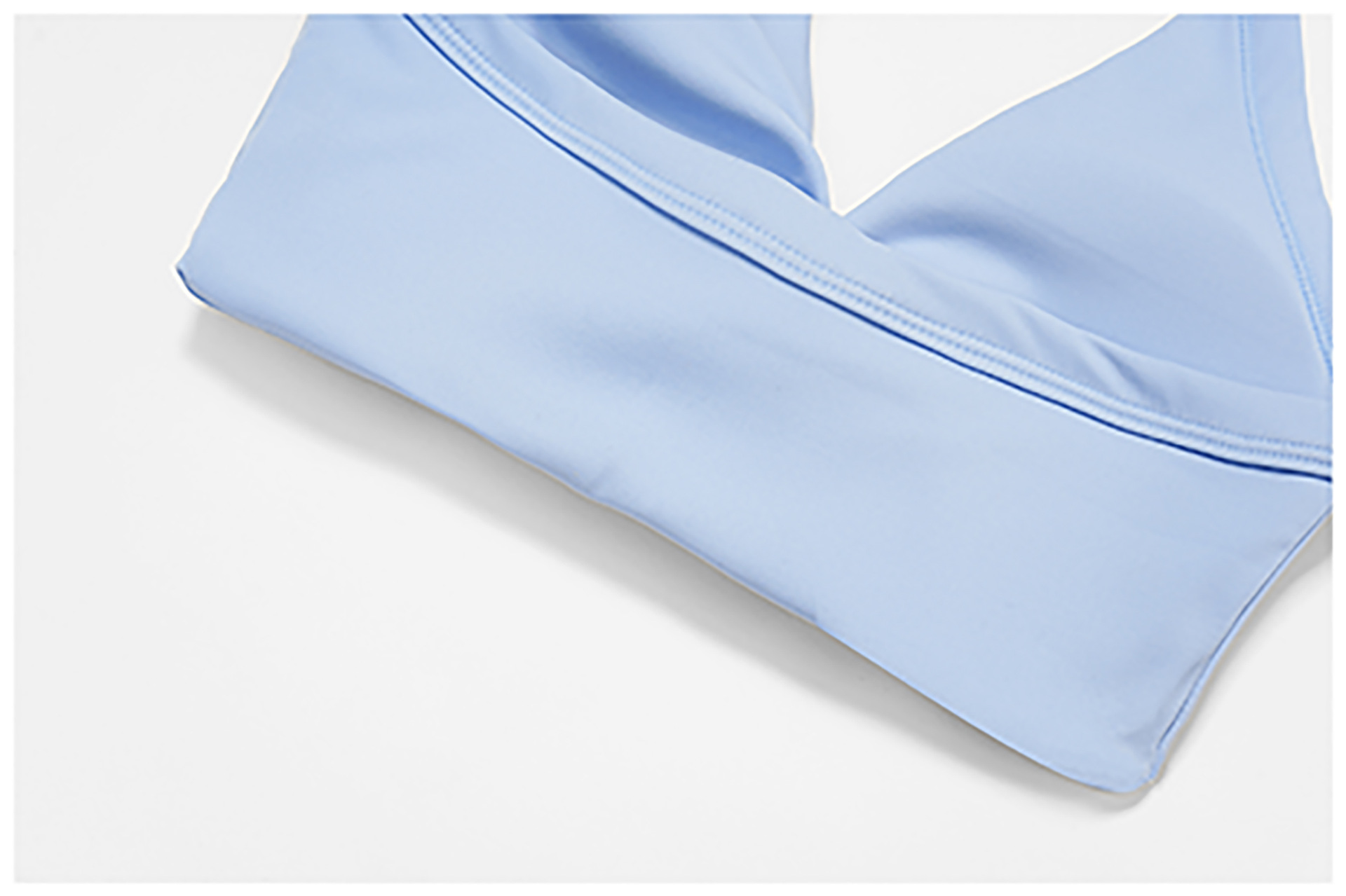 Soft Fabric Scrunch Halter Yoga Bra EWX4514