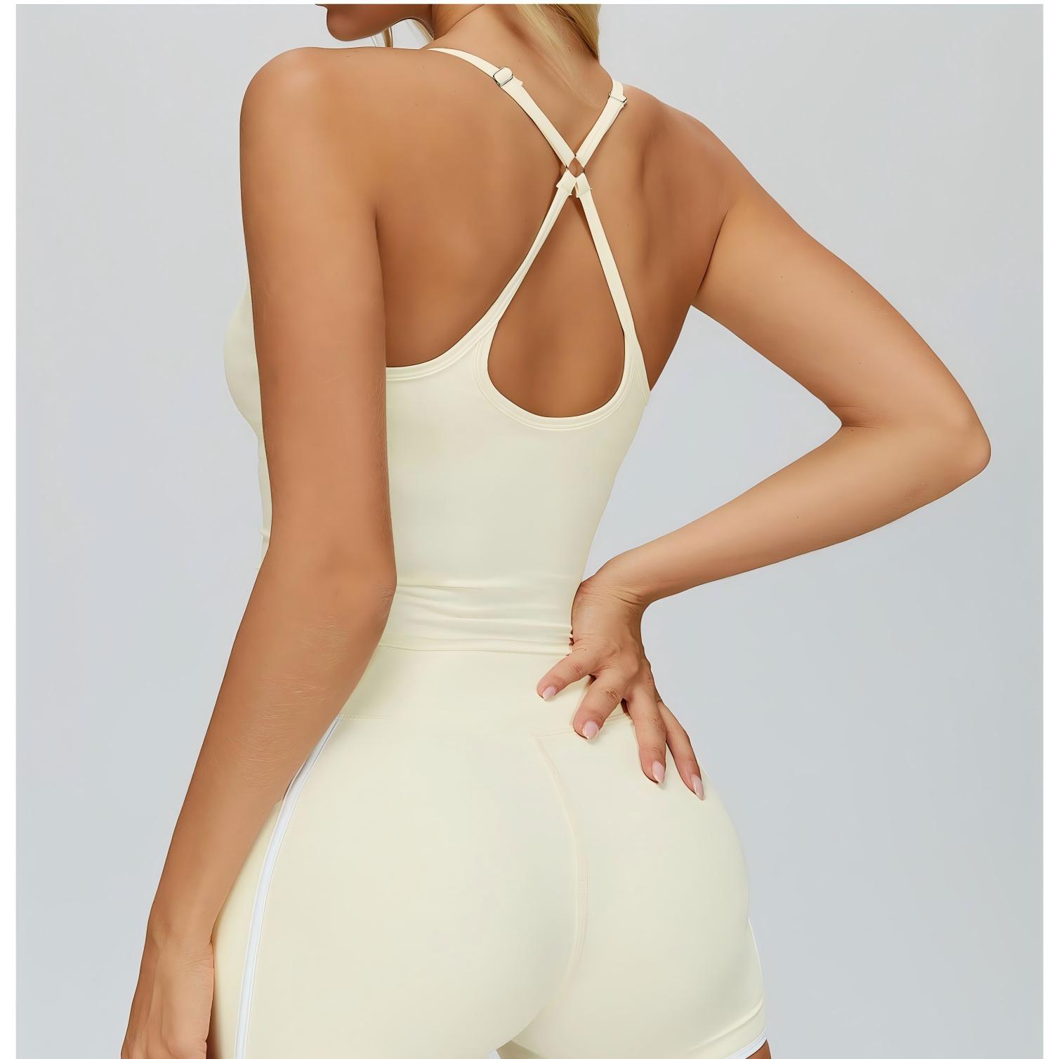 Soft Fabric Cross-back Tights Vest EBX2501