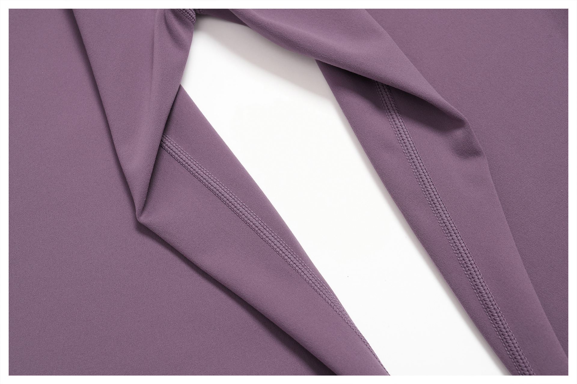 Cross-Waist Tight-Fitting Brushed Yoga Leggings ECK5544-1