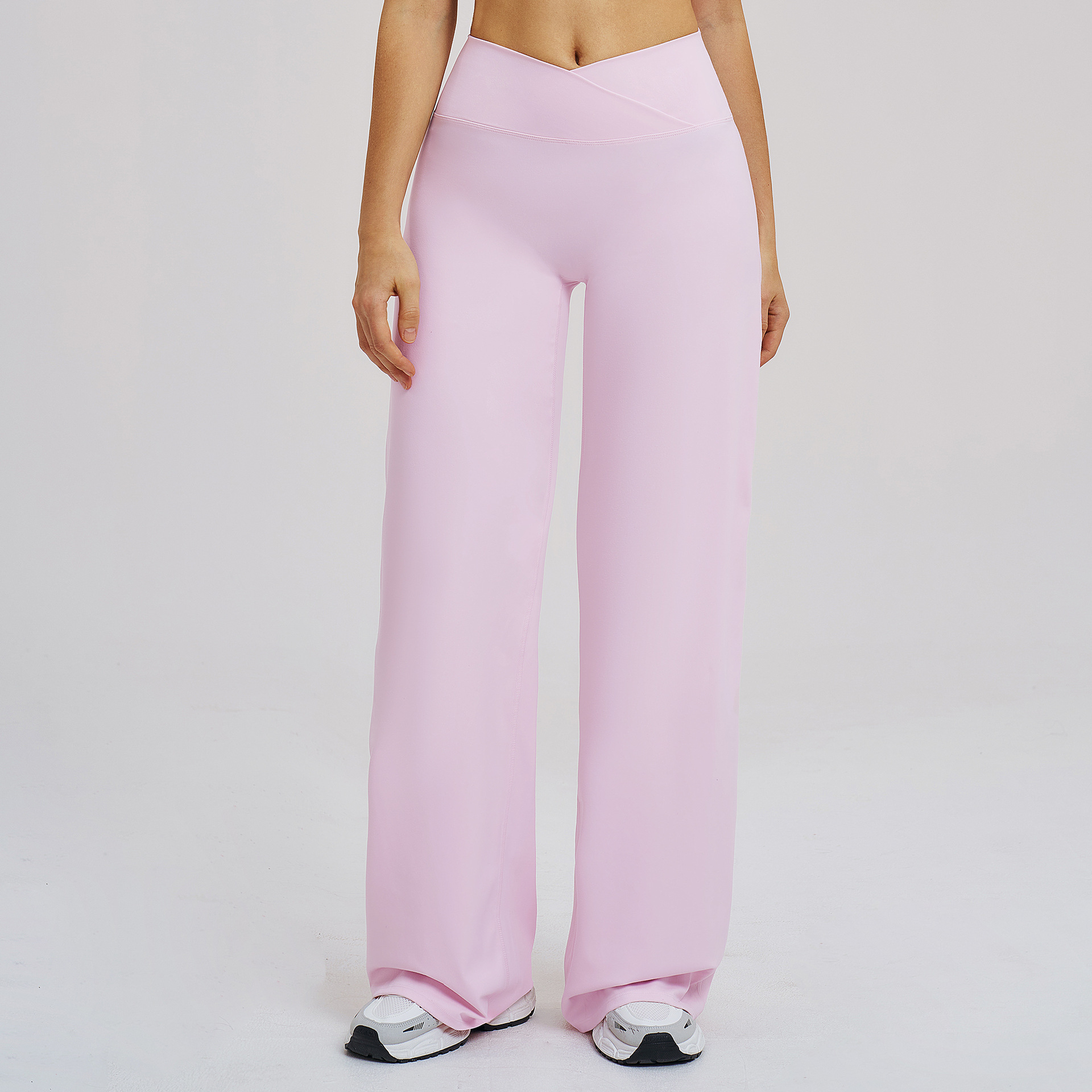 Cross-Waist Brushed Yoga Pants ECK5544-2
