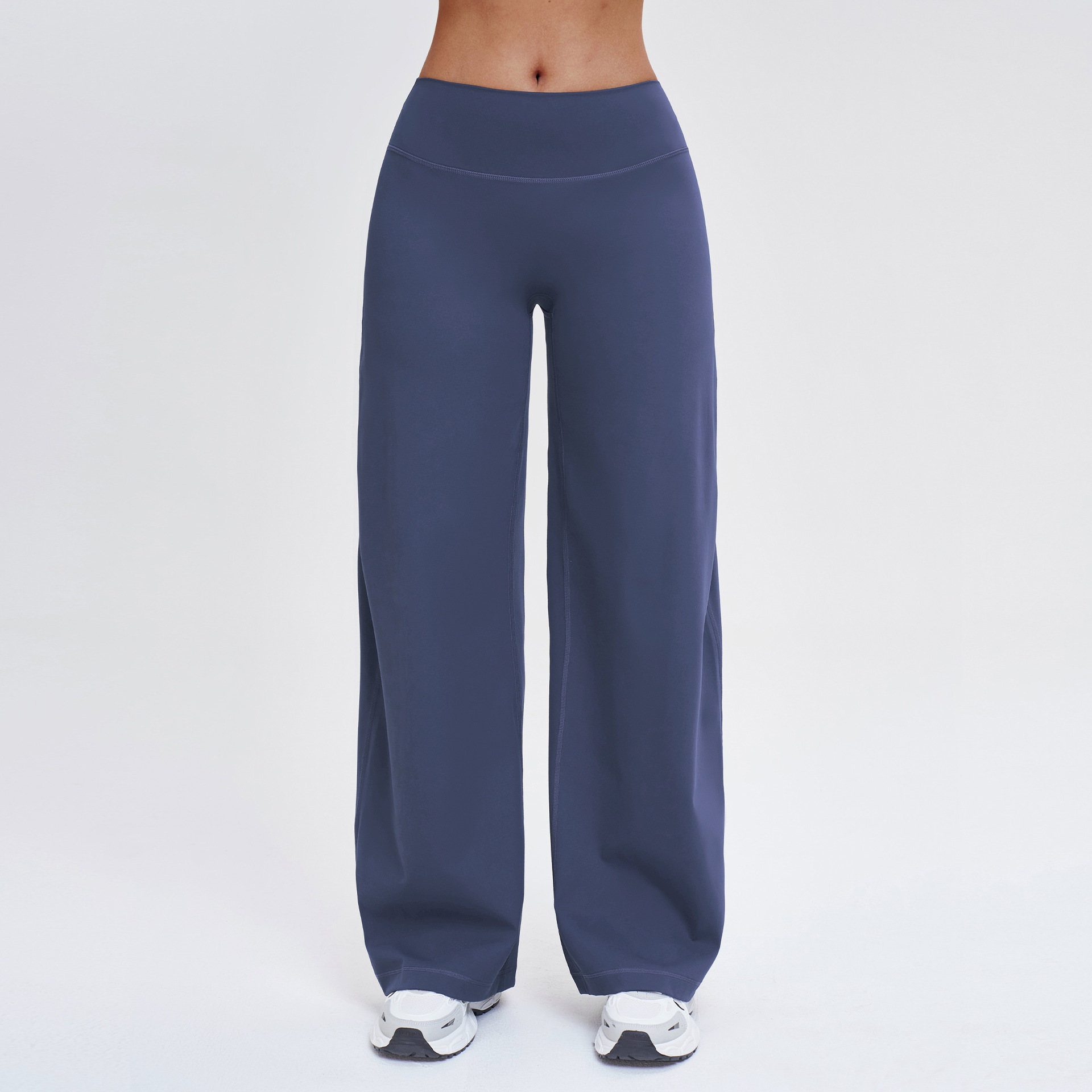 Brushed Slimming Trousers - Relaxed Wide-Leg Casual Style ECK5529-1 