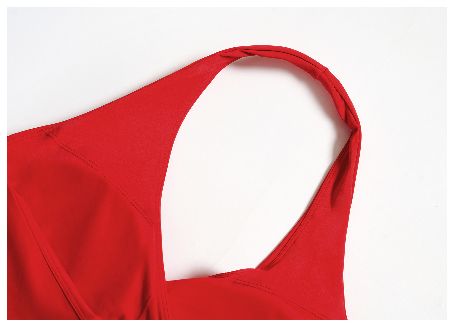 Brushed  V-neck Halter Yoga Tank Top EBX3109