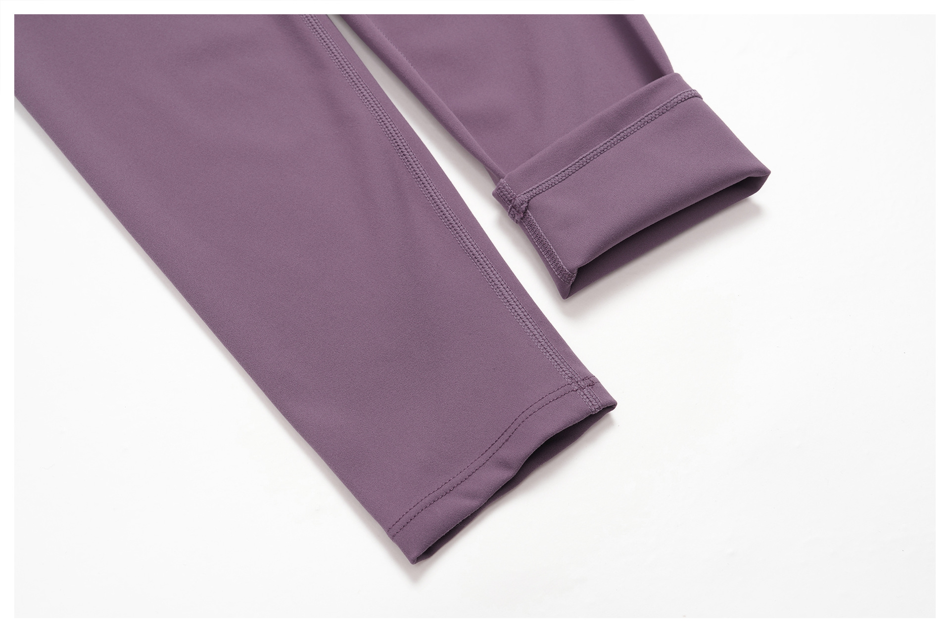 Cross-Waist Tight-Fitting Brushed Yoga Leggings ECK5544-1