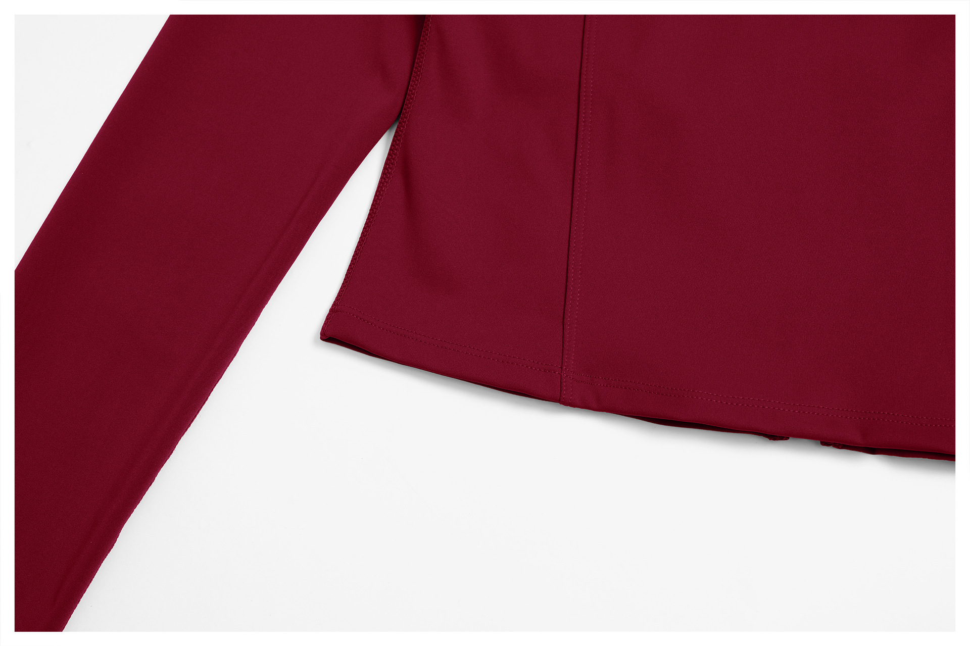 Stand-collar Zipper-Front Slim-Fit Fashion Jacket EWT2539