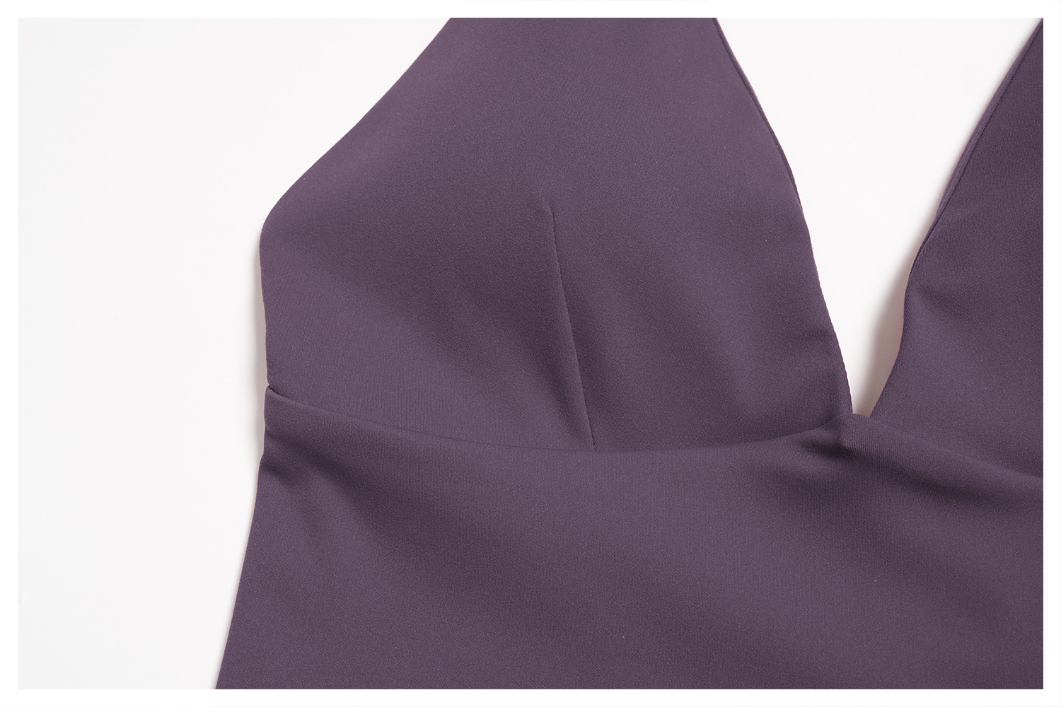 Sexy Backless V-neck Solid Color Yoga Top EBX4201