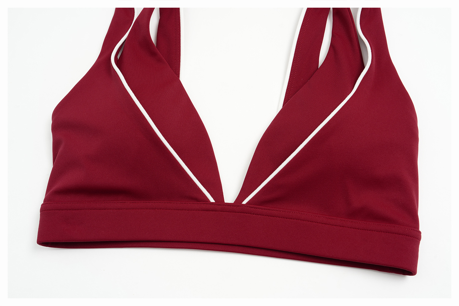 Sexy Backless V-neck Solid Color Yoga Top EWX5079-2