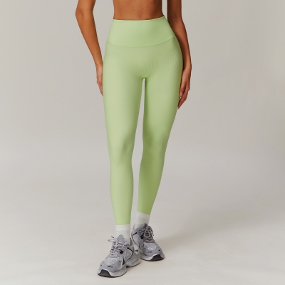 Curve Wasit Ribbed Yoga Leggings 8883