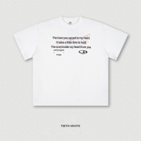 Loose Crewneck Trendy Brand Letter Short Sleeve BE4123