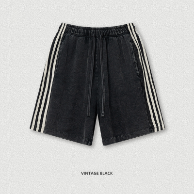 Casual Loose Shorts Side Stripes BEK25127