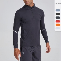  Men's Round Neck Quick Dry Long Sleeve Shirt 807