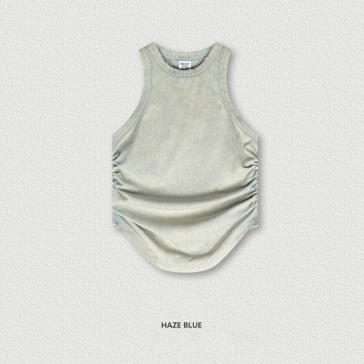  Women's Sexy Pleated Tank Top BEN915