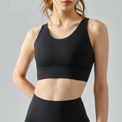 Fixed Cups-One-piece Fitness Sports Bra DSB355 