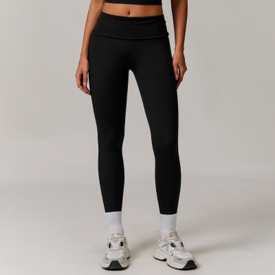 Flipped High-Waist Yoga Leggings 8998