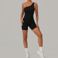 One-Shoulder Yoga Bodysuit 1312