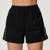 Loose Straight-Leg Pocket Sweatshorts 7028-2
