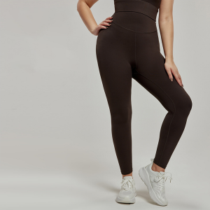 High-Waisted Tummy-Control Plus-Size Yoga Pants  DWP215014