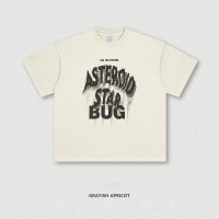 Letter Crewneck Washed Short Sleeve BE4143