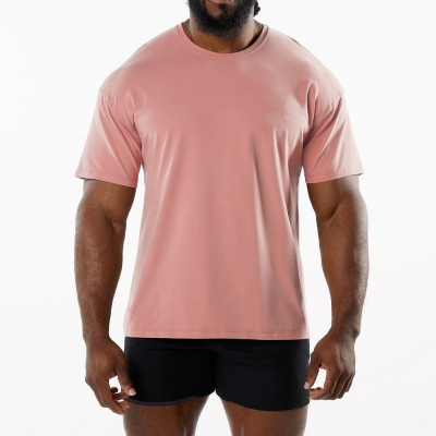 Men's Round - Neck Short - Sleeve T - Shirts for Sports and Fitness  KSDX01