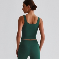 Vest Fitness Beautiful Back Bra Long Suspenders With Chest Pads SKL-LQ8011