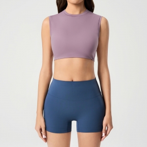 U-neckline Sexy Solid Color Sports Bras DAW157