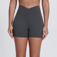 Elastic High-waisted Running Fitness Shorts SKL-LQ5023