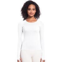 Tight-fitting Long-sleeve Breathable Quick-drying Yoga Top 6680