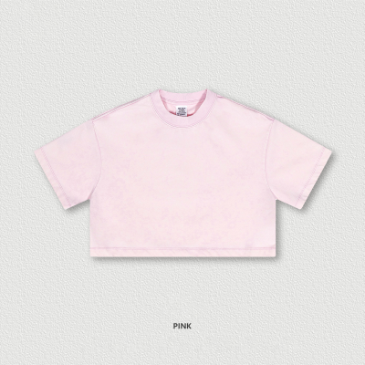 Cropped Loose Athletic Short Sleeve Crop Top BEN907