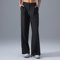 Breathable Solid Color Loose Casual Pants D25088