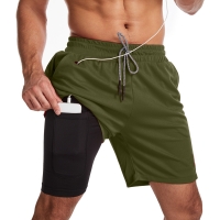 5-Inch Inseam Quick-Drying Mesh Shorts for Men DK871