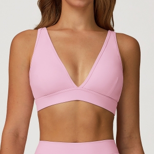 Fleece Sexy Back Quick Dry Yoga Bra 4507 