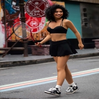 Athletic Skort With Built-In Shorts Anti-Sheer Fitness Training Set SKL-FNK202342