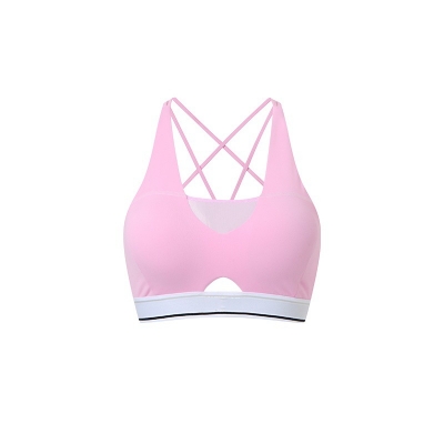  A Strapless Woman's Deep V-Neck Contrasting Color Beautiful Back Sporty Base Strappy Underwear Bra SKL-FNK25121