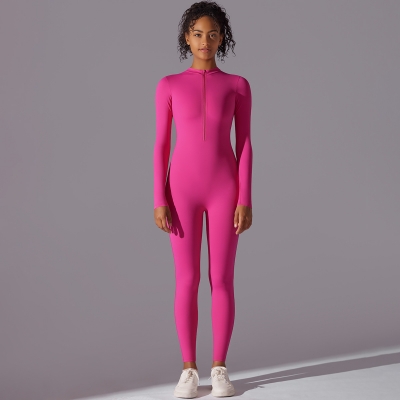 Naked-feeling Long Romper Soft Long-sleeve Yoga Clothes 6649