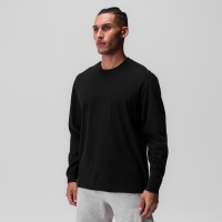 Men's Loose Fit Round Neck Long Sleeve Top CX817
