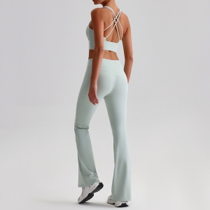  Fitness Wide-Leg Pants Outdoor Running Sports War For Women SKL-LQ8997