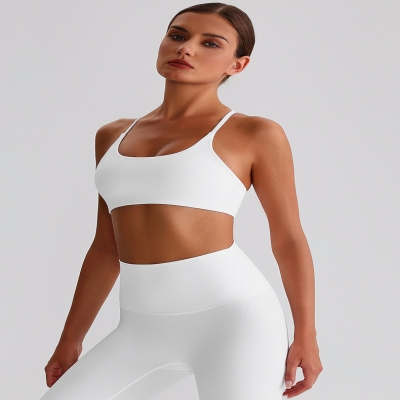 Ribbed Sports Yoga Bra With Pad SKL-LQ6005