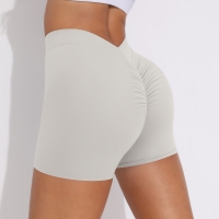 Yoga Shorts with Rear V-shaped Waist Hip-lifting and Abdominal Control 6626