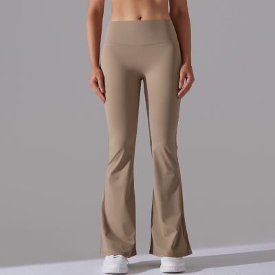 Yoga Flared Pants High-waisted Casual Fitness and Sports Pants 6640