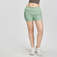 Plus-Size Drawstring Athletic Shorts DWH215431