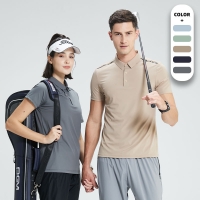 Men's Printed Moisture-Wicking Polo Shirt 411A002