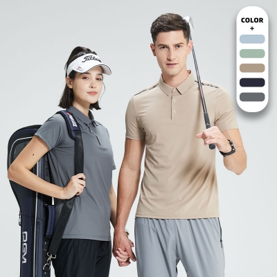 Men's Printed Moisture-Wicking Polo Shirt 411A002