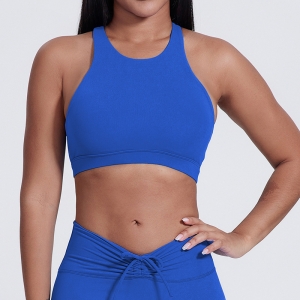 Sexy Beautiful Back Yoga Cross Back Backless Bra With Pads SKL-LQ5035