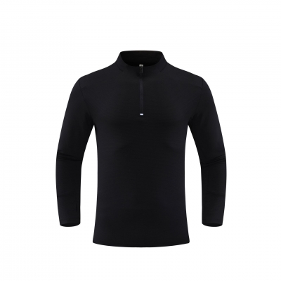 Men's Quick Dry Half Zip Long Sleeve Tops C42111