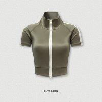 Double Zip Cardigan Short Sleeve BEN712