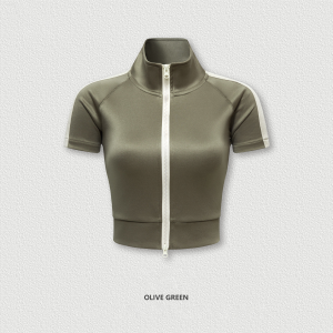 Double Zip Cardigan Short Sleeve BEN712